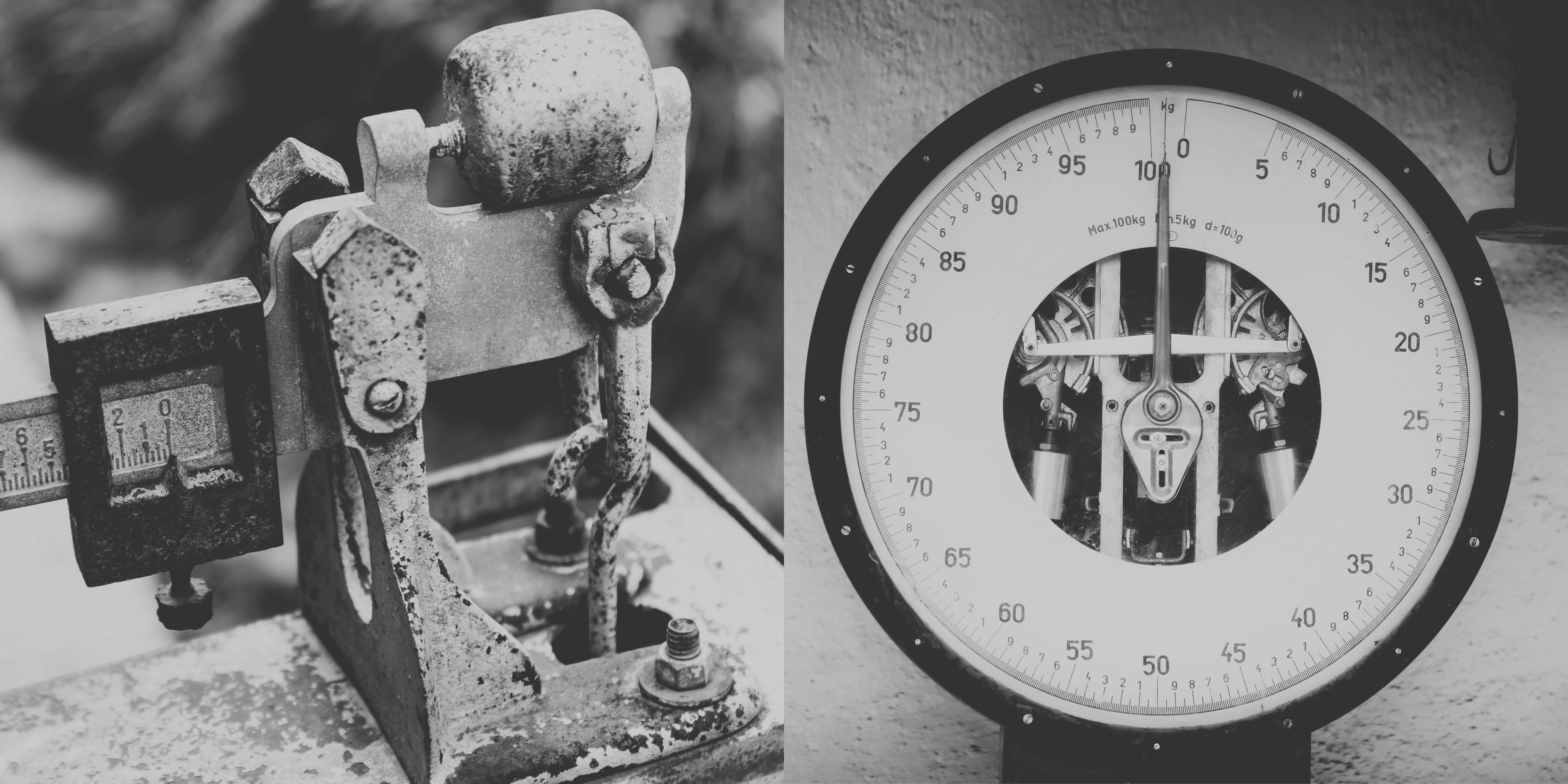 old beam scale arm and scale face